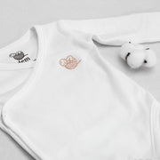 Wickelbody Langarm – Sanfte Linie